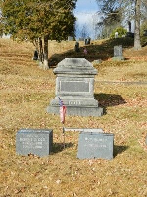 Gen Cox burial site in Wellsboro Cemetery